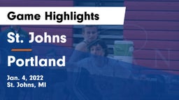 St. Johns  vs Portland  Game Highlights - Jan. 4, 2022