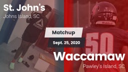 Matchup: St. Johns high vs. Waccamaw  2020