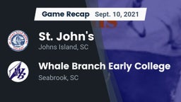 Recap: St. John's  vs. Whale Branch Early College  2021