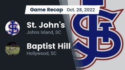 Recap: St. John's  vs. Baptist Hill  2022