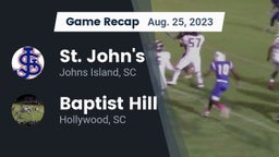 Recap: St. John's  vs. Baptist Hill  2023