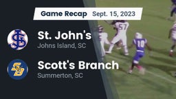 Recap: St. John's  vs. Scott's Branch  2023
