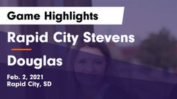 Rapid City Stevens  vs Douglas  Game Highlights - Feb. 2, 2021