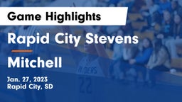 Rapid City Stevens  vs Mitchell  Game Highlights - Jan. 27, 2023