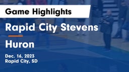 Rapid City Stevens  vs Huron  Game Highlights - Dec. 16, 2023