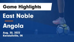East Noble  vs Angola  Game Highlights - Aug. 30, 2023