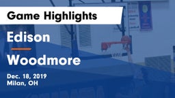 Edison  vs Woodmore  Game Highlights - Dec. 18, 2019