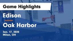 Edison  vs Oak Harbor  Game Highlights - Jan. 17, 2020