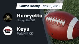Recap: Henryetta  vs. Keys  2023