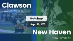 Matchup: Clawson  vs. New Haven  2017