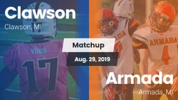 Matchup: Clawson  vs. Armada  2019