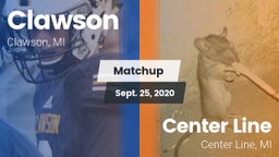 Matchup: Clawson  vs. Center Line  2020