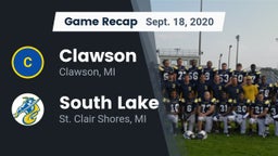 Recap: Clawson  vs. South Lake  2020
