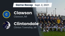 Recap: Clawson  vs. Clintondale  2021