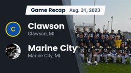 Recap: Clawson  vs. Marine City  2023