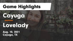 Cayuga  vs Lovelady  Game Highlights - Aug. 10, 2021