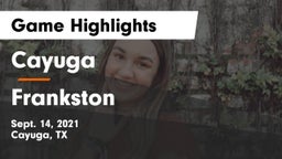 Cayuga  vs Frankston  Game Highlights - Sept. 14, 2021