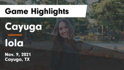 Cayuga  vs Iola  Game Highlights - Nov. 9, 2021