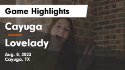 Cayuga  vs Lovelady  Game Highlights - Aug. 8, 2023