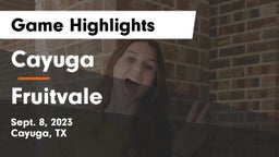 Cayuga  vs Fruitvale  Game Highlights - Sept. 8, 2023