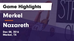 Merkel  vs Nazareth  Game Highlights - Dec 08, 2016