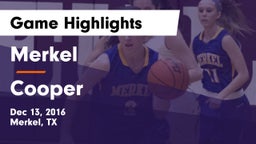 Merkel  vs Cooper  Game Highlights - Dec 13, 2016