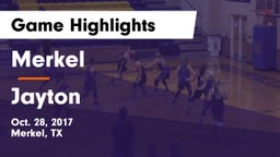 Merkel  vs Jayton  Game Highlights - Oct. 28, 2017