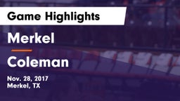 Merkel  vs Coleman  Game Highlights - Nov. 28, 2017