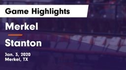Merkel  vs Stanton  Game Highlights - Jan. 3, 2020