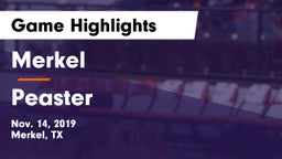 Merkel  vs Peaster  Game Highlights - Nov. 14, 2019