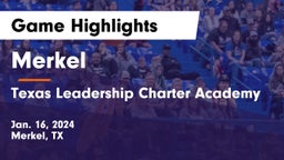 Merkel  vs Texas Leadership Charter Academy  Game Highlights - Jan. 16, 2024