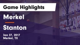 Merkel  vs Stanton  Game Highlights - Jan 27, 2017