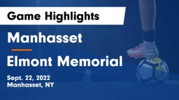 Manhasset  vs Elmont Memorial  Game Highlights - Sept. 22, 2022