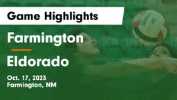 Farmington  vs Eldorado  Game Highlights - Oct. 17, 2023