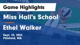 Miss Hall's School vs Ethel Walker Game Highlights - Sept. 23, 2023