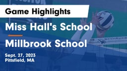 Miss Hall's School vs Millbrook School Game Highlights - Sept. 27, 2023