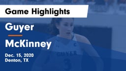 Guyer  vs McKinney  Game Highlights - Dec. 15, 2020