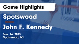 Spotswood  vs John F. Kennedy  Game Highlights - Jan. 26, 2023