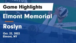 Elmont Memorial  vs Roslyn  Game Highlights - Oct. 22, 2022