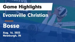 Evansville Christian  vs Bosse  Game Highlights - Aug. 16, 2023