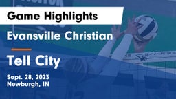 Evansville Christian  vs Tell City  Game Highlights - Sept. 28, 2023