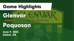 Glenvar  vs Poquoson  Game Highlights - June 9, 2023