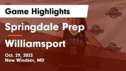 Springdale Prep vs Williamsport  Game Highlights - Oct. 29, 2023