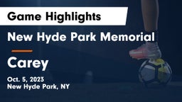 New Hyde Park Memorial  vs Carey  Game Highlights - Oct. 5, 2023