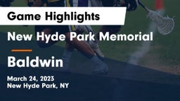 New Hyde Park Memorial  vs Baldwin  Game Highlights - March 24, 2023