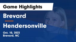Brevard  vs Hendersonville  Game Highlights - Oct. 10, 2023