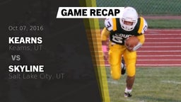 Recap: Kearns  vs. Skyline  2016