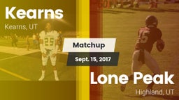 Matchup: Kearns  vs. Lone Peak  2017