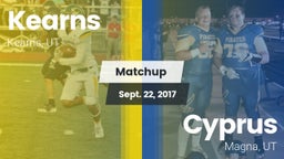 Matchup: Kearns  vs. Cyprus  2017