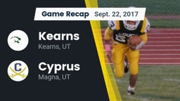 Recap: Kearns  vs. Cyprus  2017